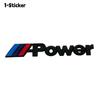 Car Styling Tricolor Power 3D Metal Sticker Front Grill and Trunk Fender Emblem Badge Decal for 1 3 4 5 6 7 Series X1 X3 X4 X5 X6
