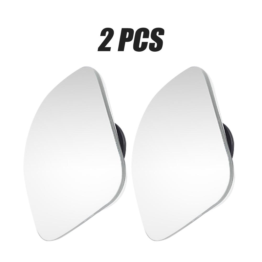 Blind Spot Mirrors Car Adjustable Wide Angle HD Glass Frameless Convex Rearview