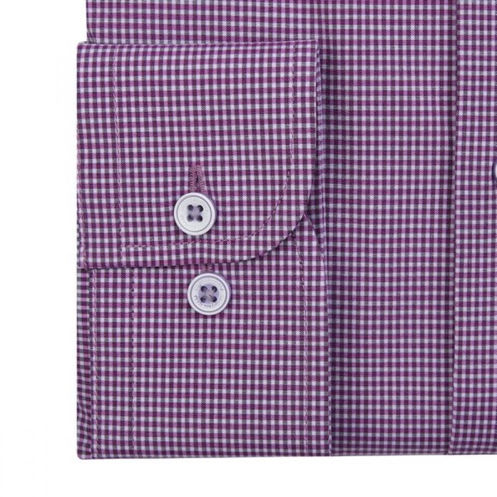Countess Mara Pocketless Regular Fit Small Check Long Sleeve Shirt Cdcz1c6301v0