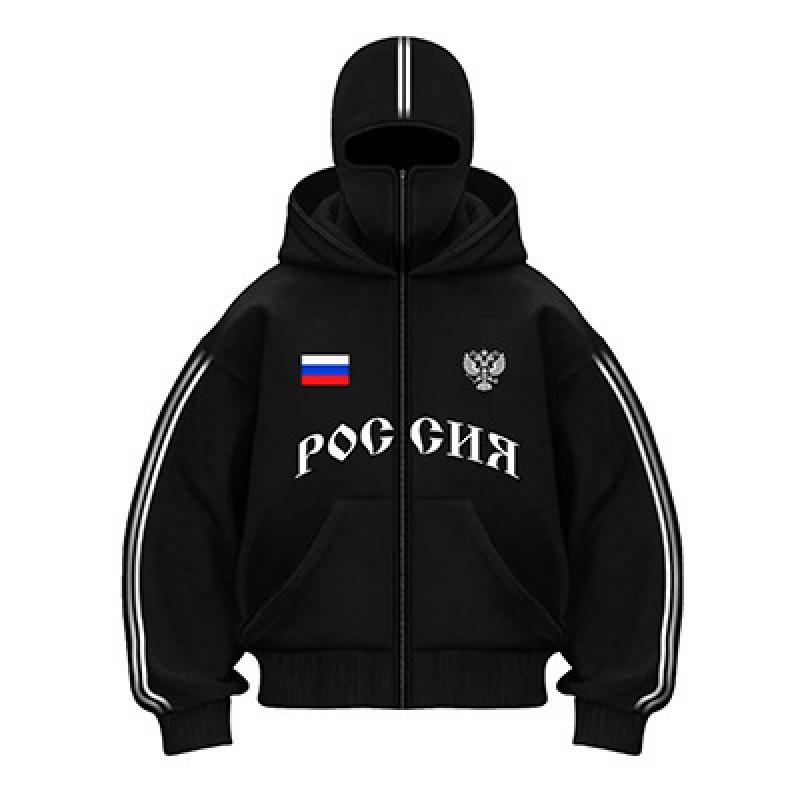 Oversized Hooded Sweatshirt With Bold Graphic Print Streetwear Womens Loose Fit Long Sleeve Top