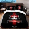 3pcs CR Flamengo Printed Bedding Set Duvet Cover Closure Includes 1 Duvet Cover & 2 Pillowcases Bedding Sets Home Decor Gifts