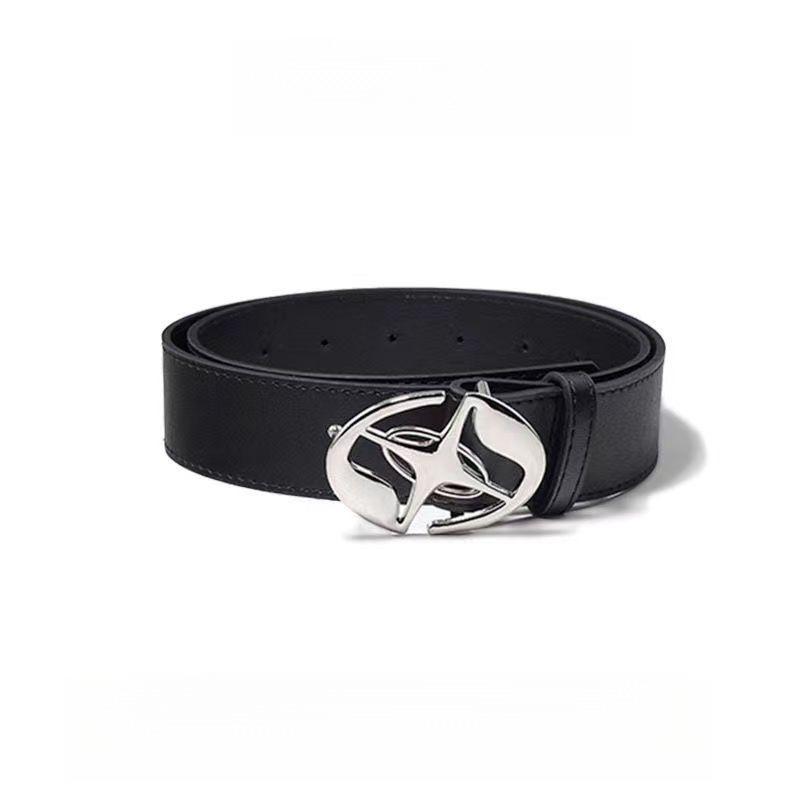 Unisex Fashionable Retro Belt With Sturdy Metal Clip Ideal For Ensembles Stylish