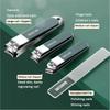 1Set 10Pcs Nail Clipper Set, Complete Set, Nail Files, Stainless Steel Ear Picks, Spoons, Portable Nail Kit Tools Bag