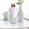 Nordic Resin David Vase Face Head Interior Decorative Flowerpot Modern Jars Decoration Flower Arrangements Desktop Art Sculpture