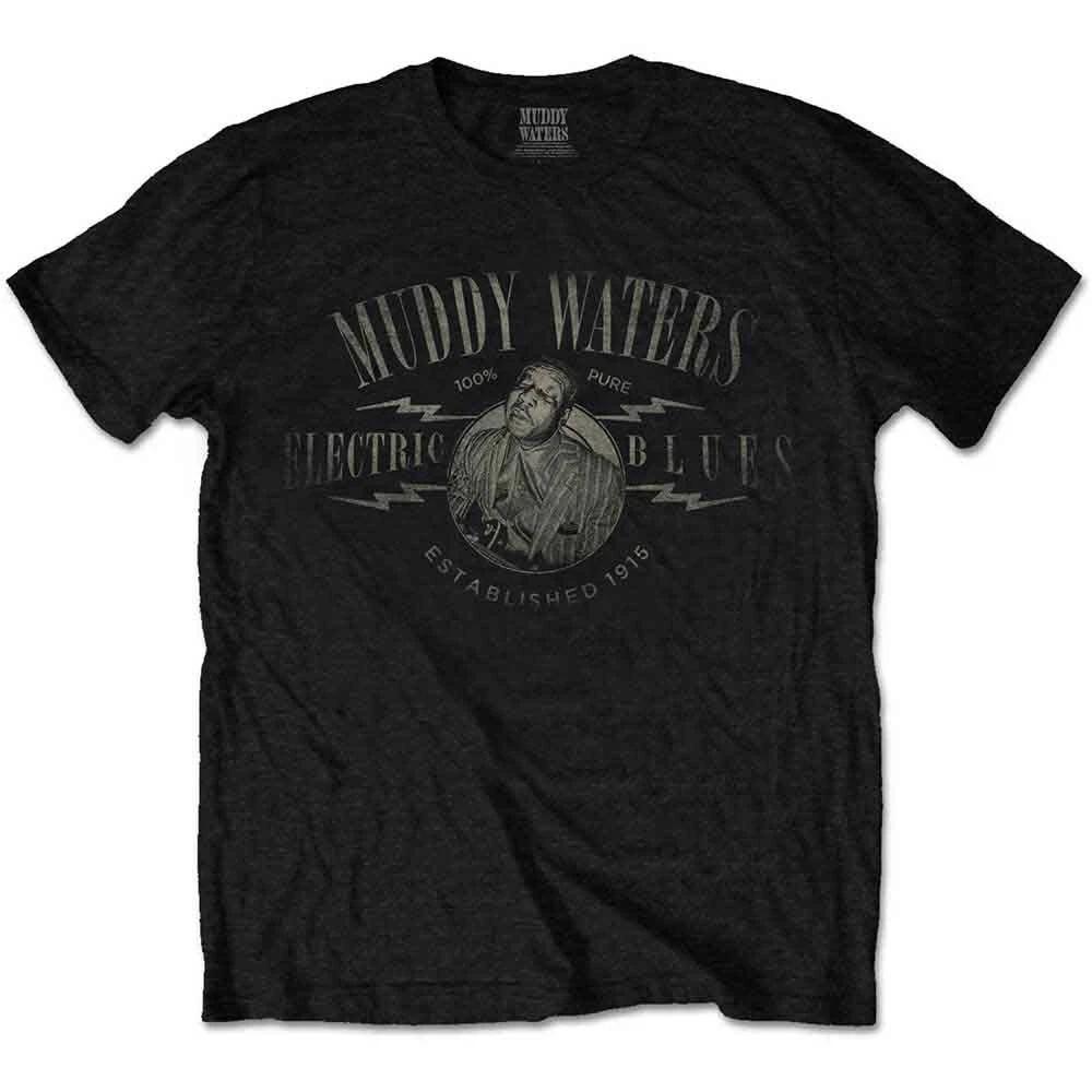 Muddy Waters Electric Blues Vintage T-Shirt Black New XL