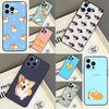 Cute Cartoon Corgi Dog Case For OnePlus 15 R 12 12R 13T 13 13R 11 10 Pro 10T 8T Nord 5 CE 2 3 4 Lite N20 N30 Cover