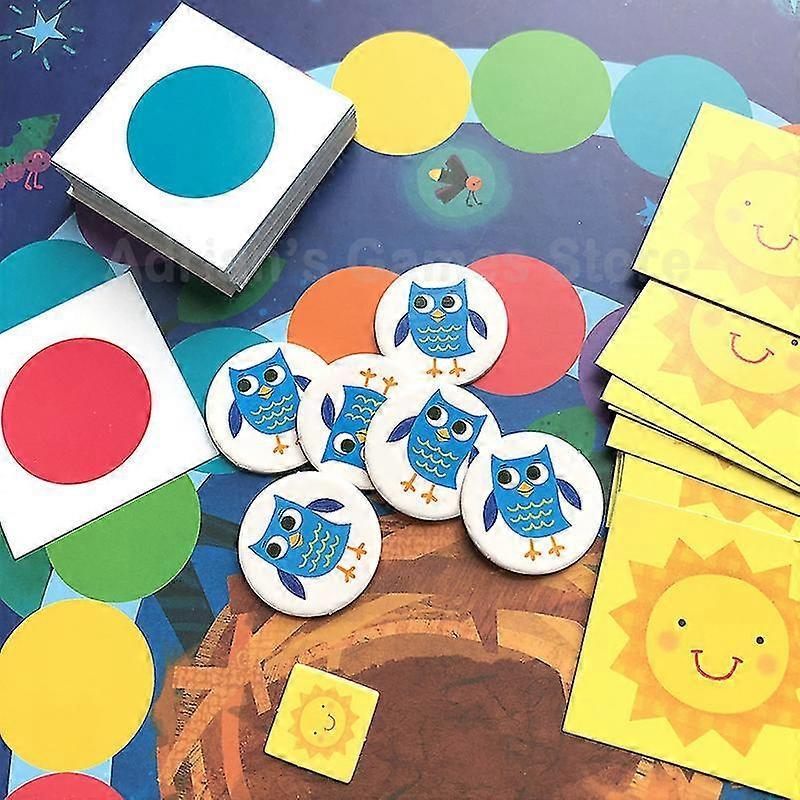 Hoot Owl Hoot English Version Children Board Game Card