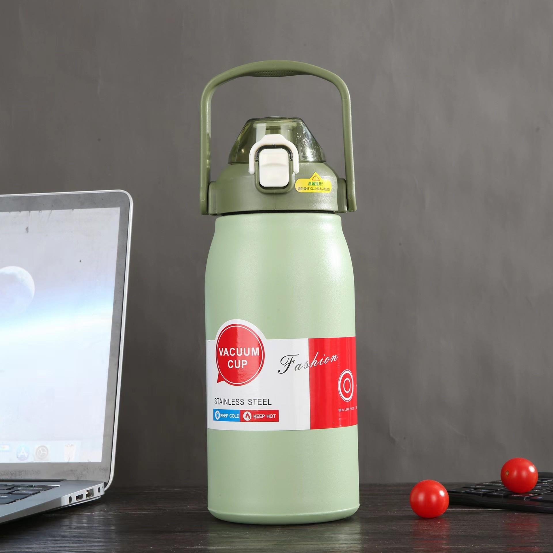 

New 316 stainless steel portable thermos cup space pot large capacity portable outdoor sports kettle 900ML