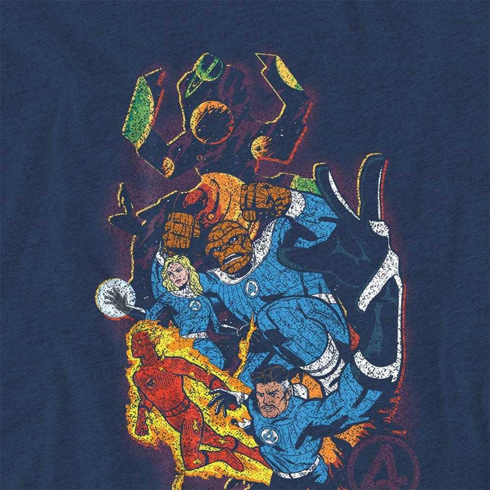 Fantastic Four Unisex Adult Cosmic Heroes & Villains T-Shirt