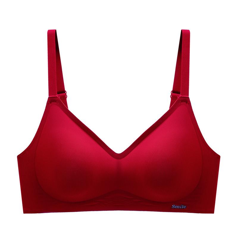 B78 Original Soft Support Seamless Jelly Strips Wire-free Anti-Sagging Latex Bra for Small Busts