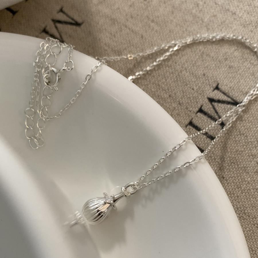 Zircon Magic Bottle Necklace Clavicle Chain Simple Necklace