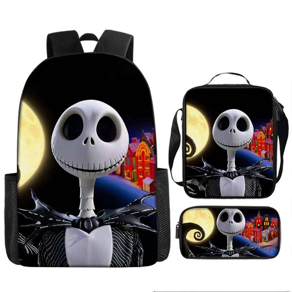 The Nightmare Before Christmas School Bags Men'S And Women'S Backpacks