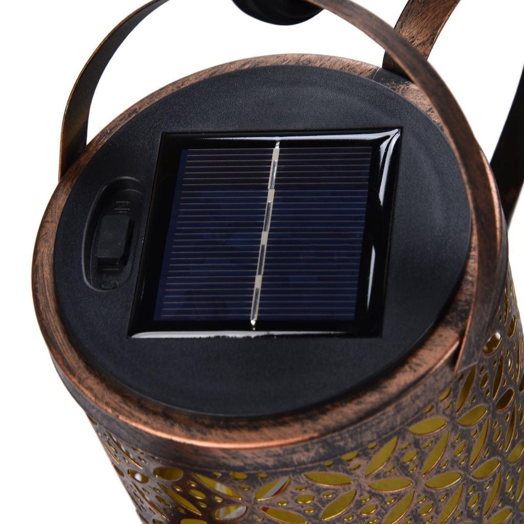 Solar Kettle String Lights Outdoor Waterfall Lawn Lights 6-8H Auto On Off with 800mAh Battery for Garden Yard Patio Wedding Decoration