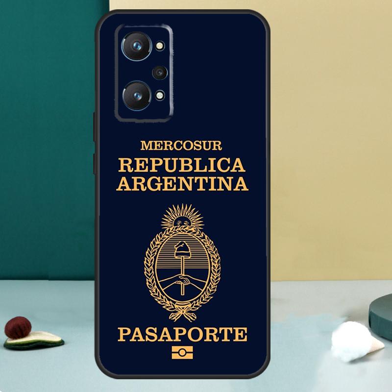 Argentine Flag For Realme 14 13 Pro Plus 10 11 12 GT 5 6 6T GT7 Pro C61 C55 C53 C51 C21Y C25S C75 C67 Case