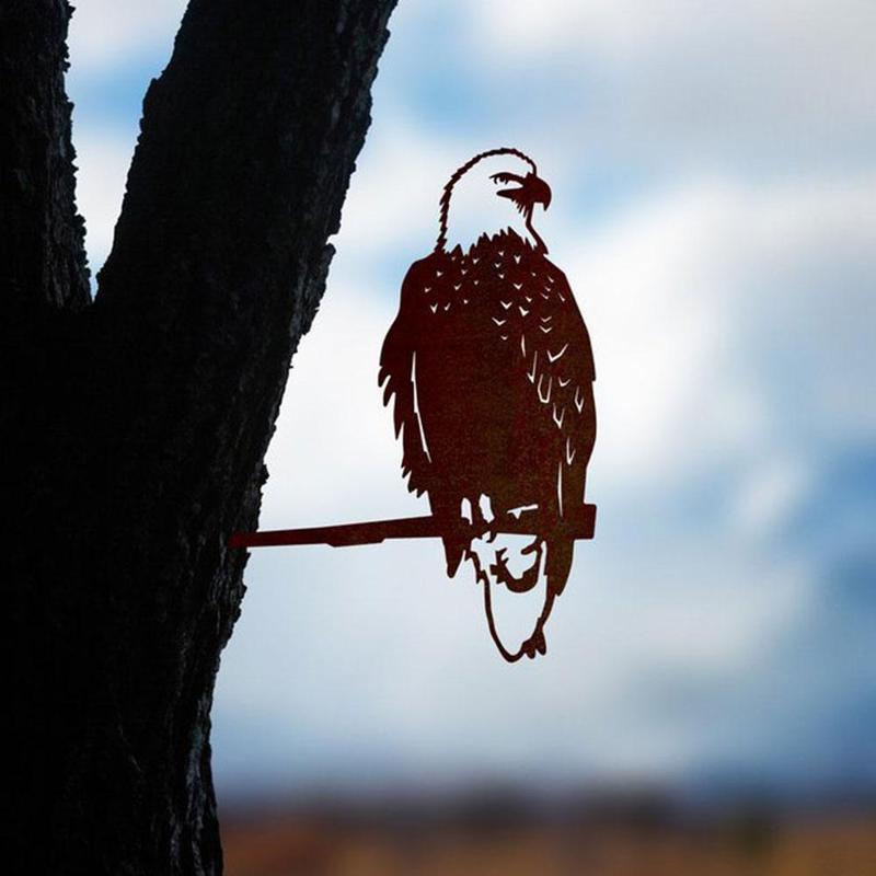 Gardening Ornaments  Owl Bird Art Creative Simulation Animal Bird Ornament Garden Statues Yard Decor Gift Easter Decoration