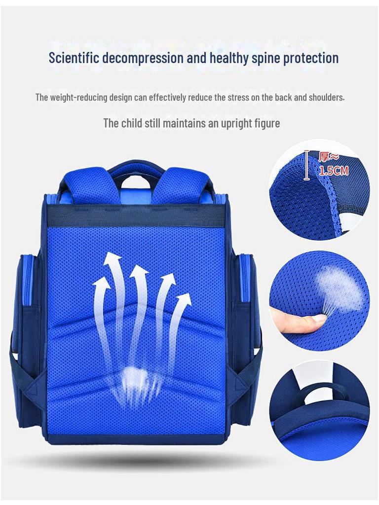 Leichter Rucksack mit Weltraum-Motiv für Kinder im Alter von 6-12 Jahren, Klassen 1-6