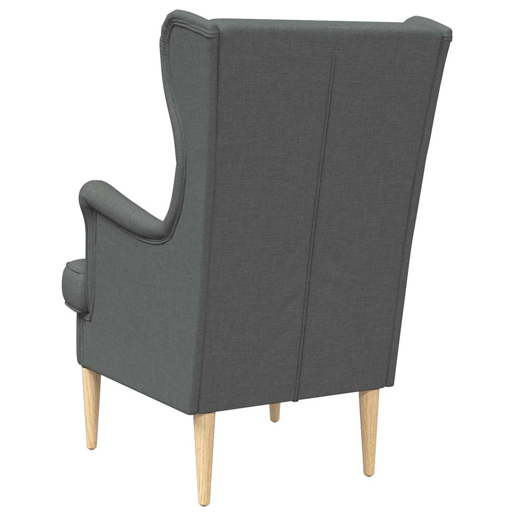 Armchair Dark Grey Fabric