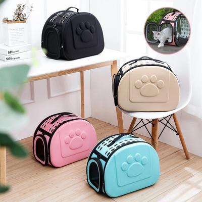 Tragbare Tragetasche für Haustiere, zusammenklappbar, atmungsaktiv, für die Reise im Freien, Haustiertasche für kleine Hunde und Katzen, Schulterpaket für den Außenbereich, Hundezubehör