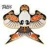 Shirts Decorative Pin Chinese Style Paper Kite Brooch, Enamel Butterfly Goldfish Swallow Badge Badge, for Clothing Scarves and Bags Durable Metal