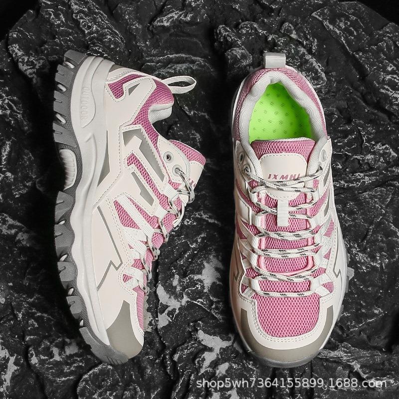 Herbst und Winter wasserdichte Wanderschuhe Damen Freizeitsportschuhe rutschfeste Wanderschuhe Reiseschuhe verschleißfeste Geländebedingungen