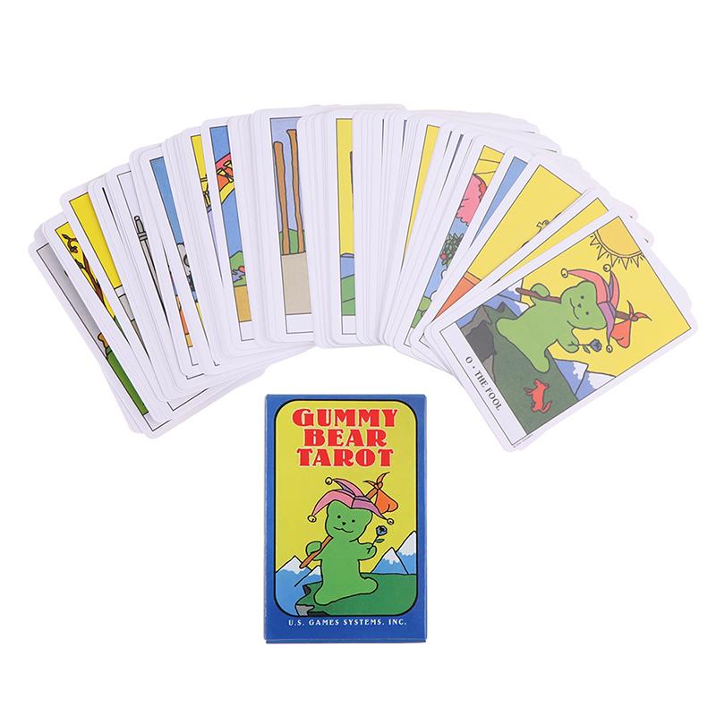 Tarot cards of gummy bear oracle deck board games