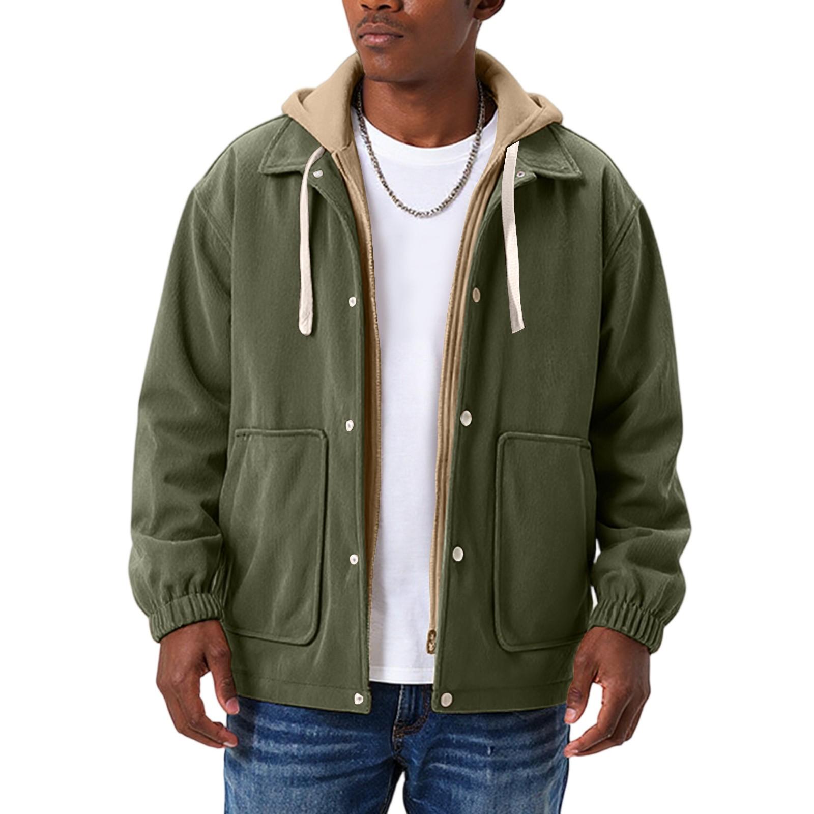 

Мужская спортивная и повседневная куртка свободного кроя L