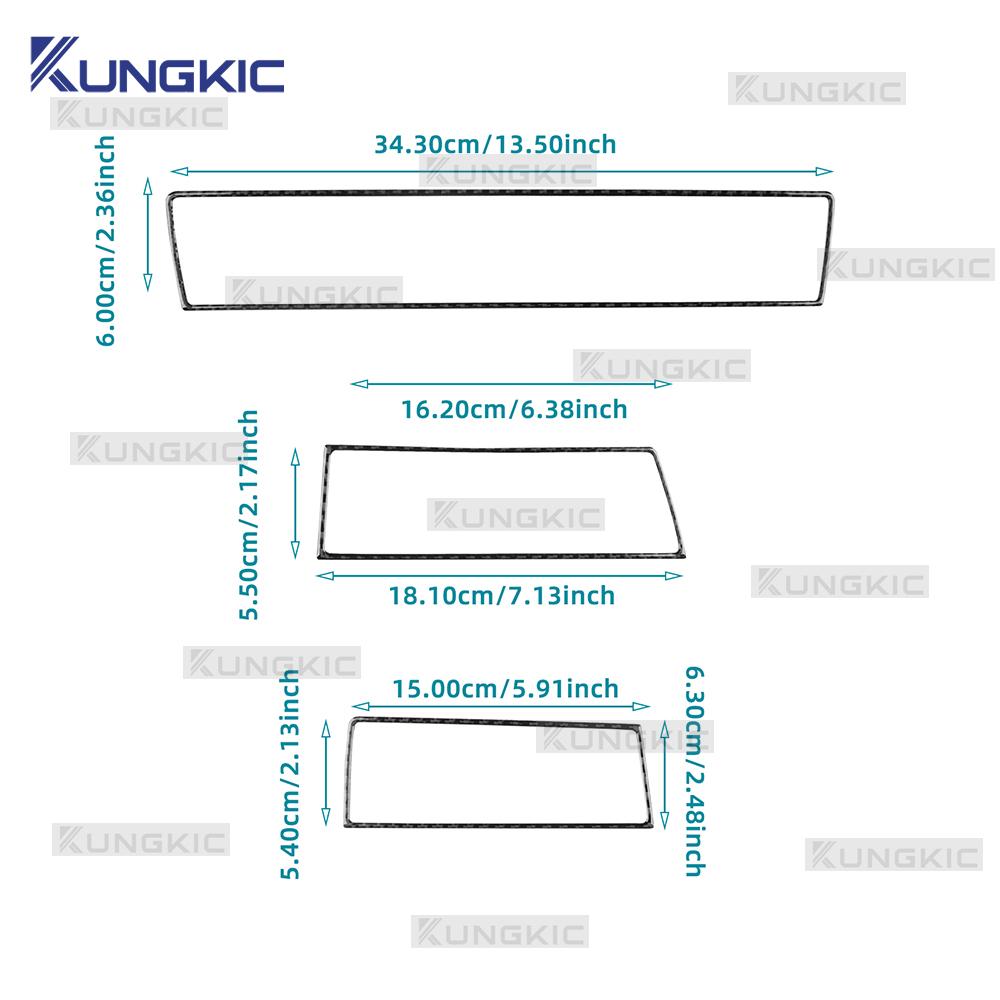Soft Carbon Fiber Sticker For Seat Ibiza 6F 2018 2019 2020 2025 2025 2025 2025 2025 Car Center Console Air Vent Outlet Frame