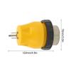 Jectse RV Power Converter Durable Outdoor RV Adapter Generator Adapter NEMA 5 15P Male to NEMA SS 2 50R Female