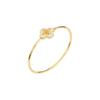 TORY BURCH Botanical Floral Design Brass Mother of Pearl Bracelet Women's Gold 154278-700-gold F
