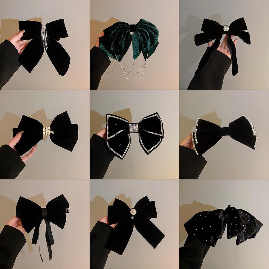 Super Feenhafte Liebe Quaste Schleife Haarspange - Koreanische Mode Plissiertes Design für Frauen