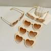 5PCS Heart Cute Ladies fashion Sunglasses Combination Wedding Party Decoration Glasses