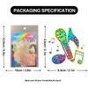 50 Silver Laser Music Notes Stickers PET Colorful Decorative Stickers Personalized DIY Stickers