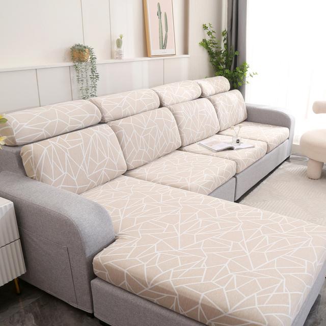 1 /2 /3 /4 Seat Couch Cushion Protective Slipcovers Sofa Furniture Seat Cushion Cover Sets Anti -Slip Furniture Protector Replacement Individual