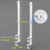 2 Pack Desk Clamp Brackets For Easy Installation On Pegboards Adaptable For Various Surfaces In Your Workspace