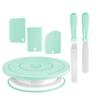255-Piece Cookie and Cake Piping Set: Turntable, Baking Tools, Bags, and Scraper