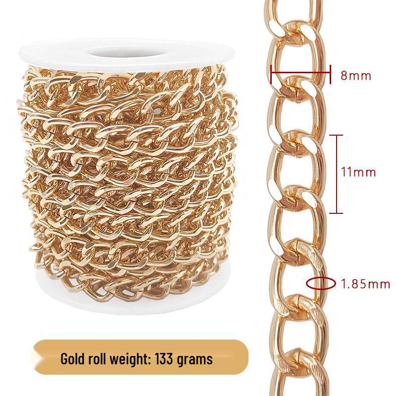 Cross-Border DIY Handmade Necklace: Semi-Finished Metal and Aluminum Chain Jewelry Accessories