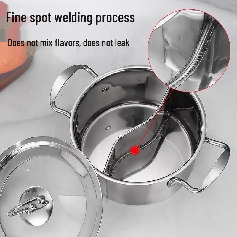 Thick Stainless Steel Single-Serve Hot Pot