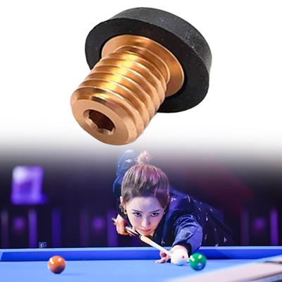 Billard Queue Bodenstopfen Schraube Typ Abdeckung Schutzpolster