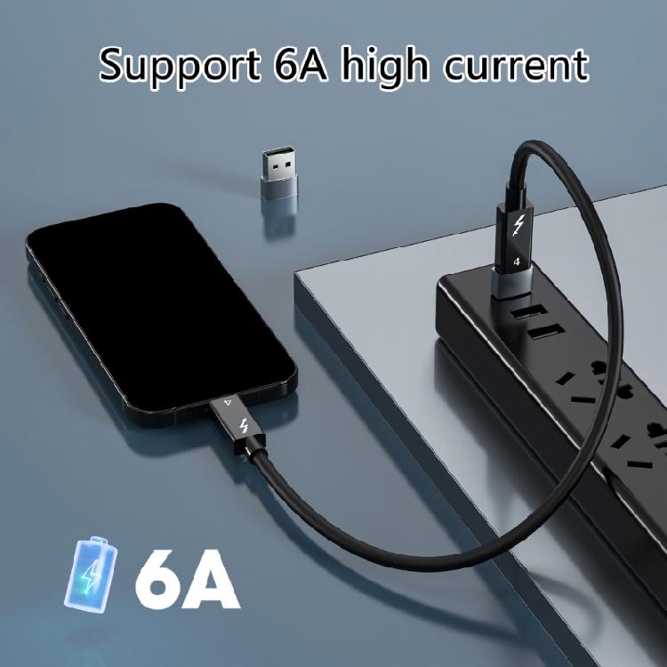 USB C Samice na USB Samec Kabelový Převodník USB2.0 Samec na Typ C Samice Adaptér Funkce Snadné Zapojení a Přehrávání Příslušenství