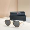 Óculos de Sol Carrera Classic Fashion com Lentes Duplas de Vidro e Metal para Homens e Mulheres Espelhos Sapo para Condução ao Ar Livre 311 Óculos de Sol