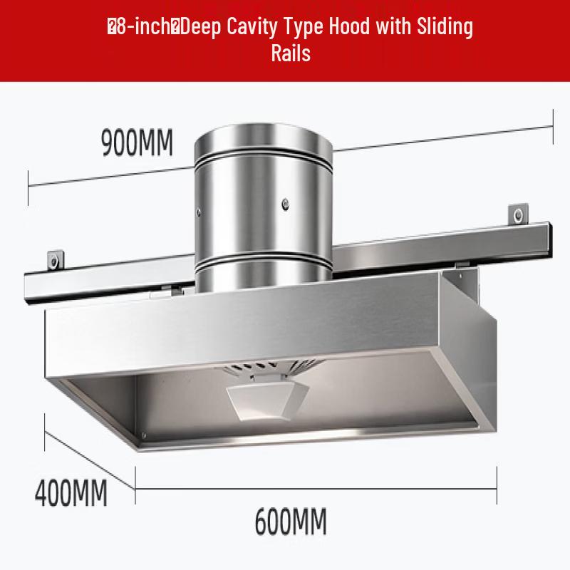 OLOEY Compact Sliding Rail Range Hood