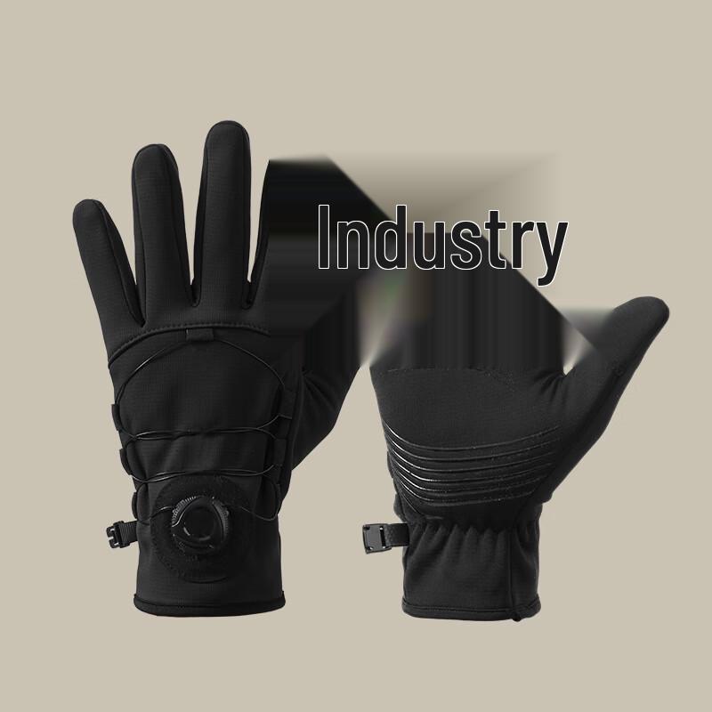 Nanjiren Men's Winter Thermal Touchscreen Cycling Gloves
