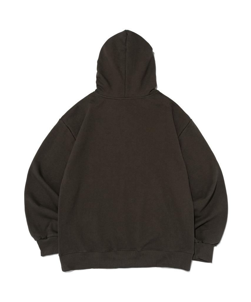 Star Circle Logo Oversized Hoodie (Khaki)