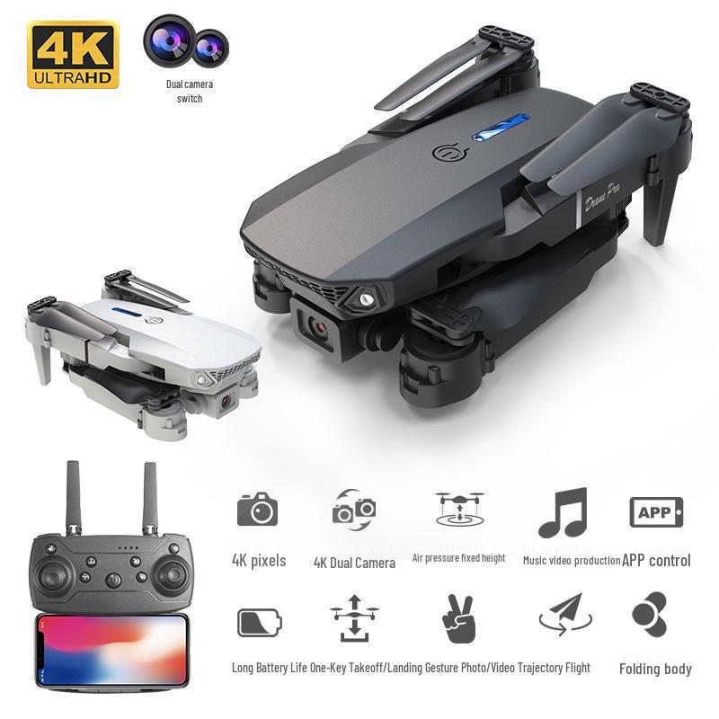 Cross-border E88PRO K3 E99 Drone: 4K HD Dual-Camera Quadcopter for Aerial Photography E525