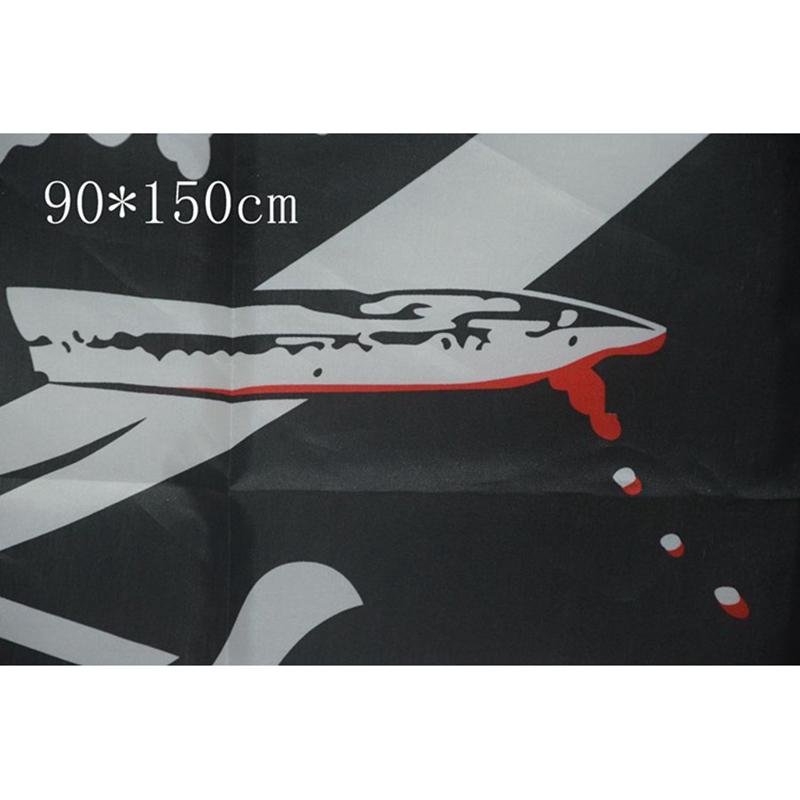 Banner Huge Skull Pirate Flag 90x150cm Decoration For Haunted House KTV Bar Halloween