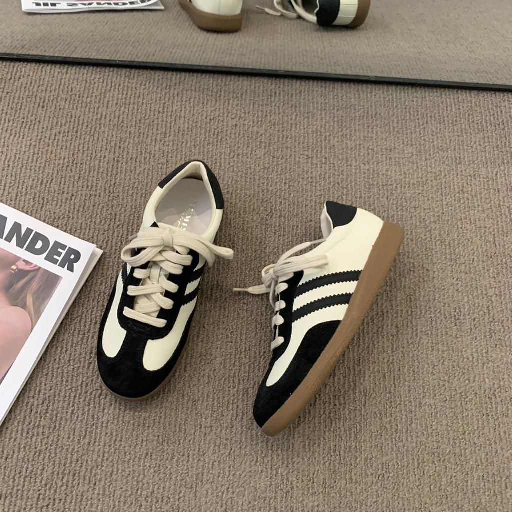 Casual versatile skirt lightweight thick-soled little white women's shoes new simple autumn retro shoes