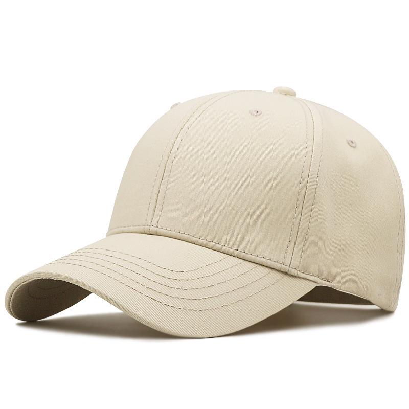 Hat Men's Spring and Summer Large Size Light Board Hard Top Baseball Cap Large Head Circumference Large Cap