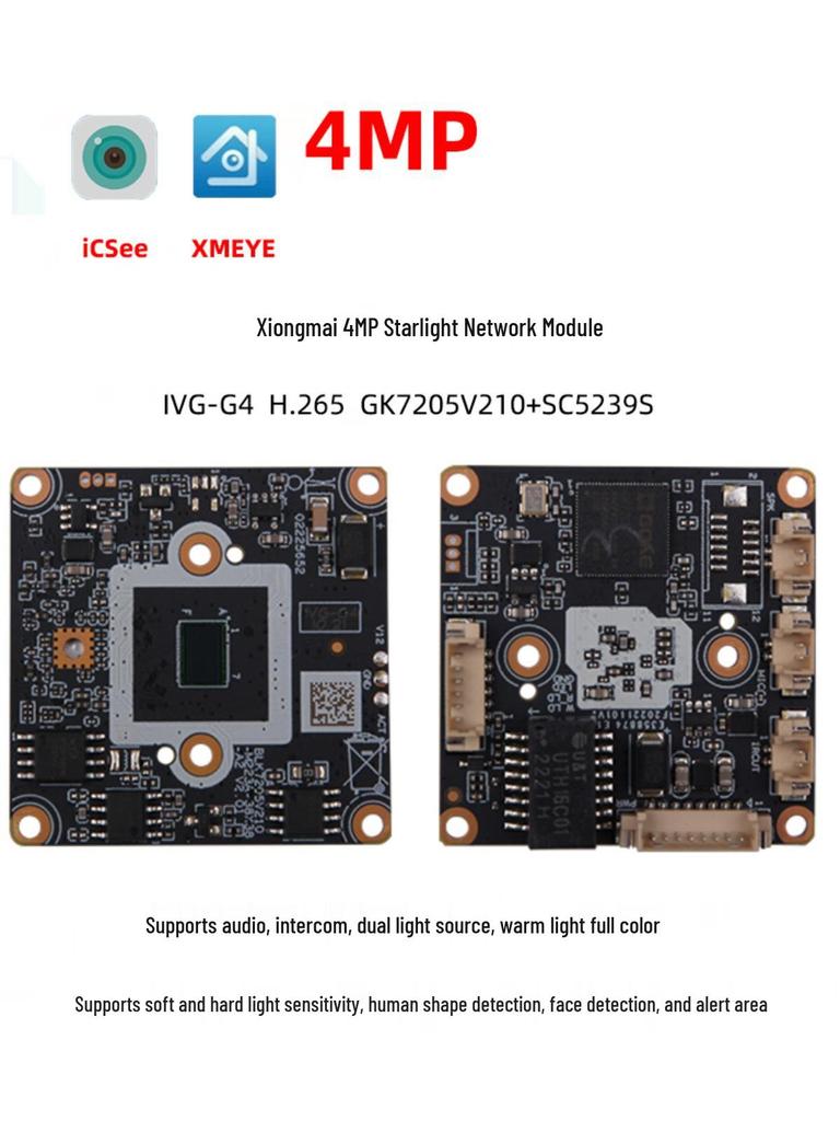 Moduł kamery IP IVG-G4 Xiongmai 4MP z Xmeye H.265