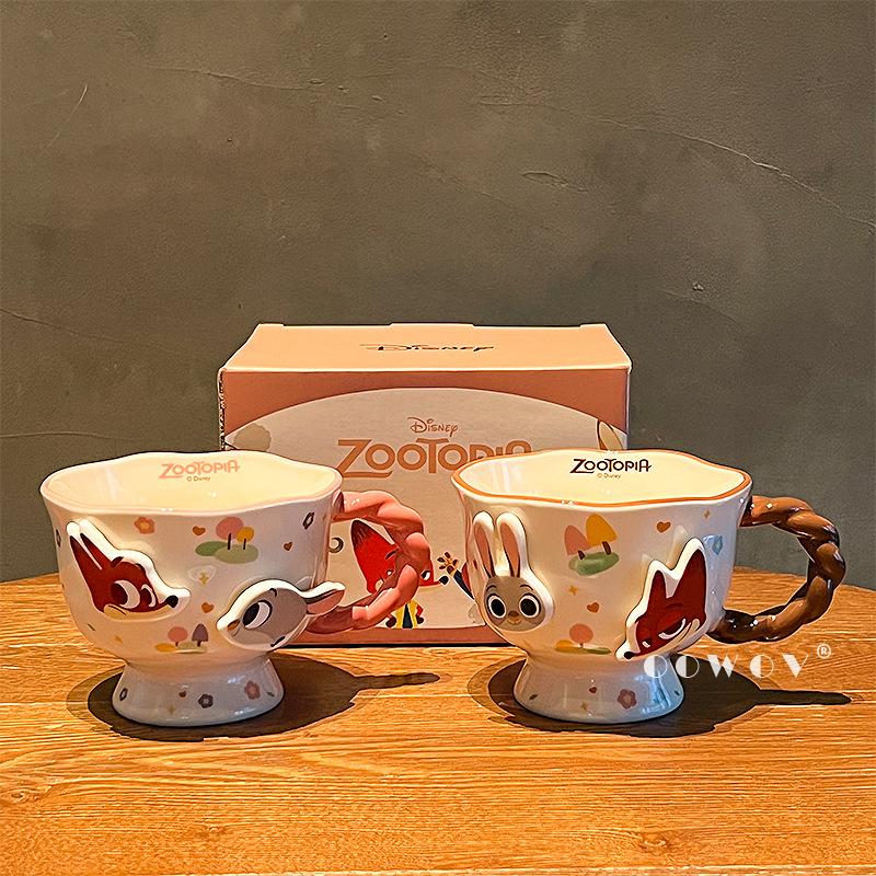 Zootopia Ceramic Mug Couple Water Mug Christmas Birthday Souvenir Mug Home Drinking Water Office
