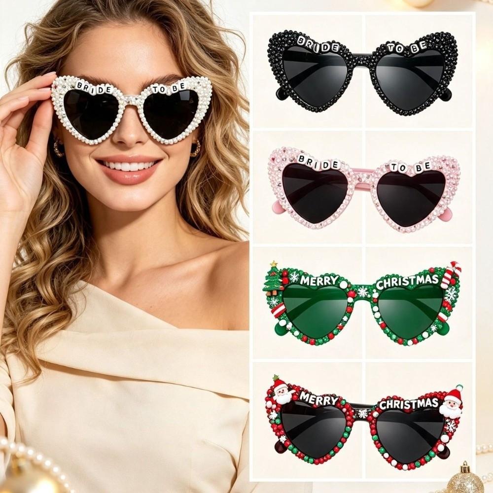 Merry Christmas Christmas Decorative Glasses Beach Party Sun Glasses Music Festival